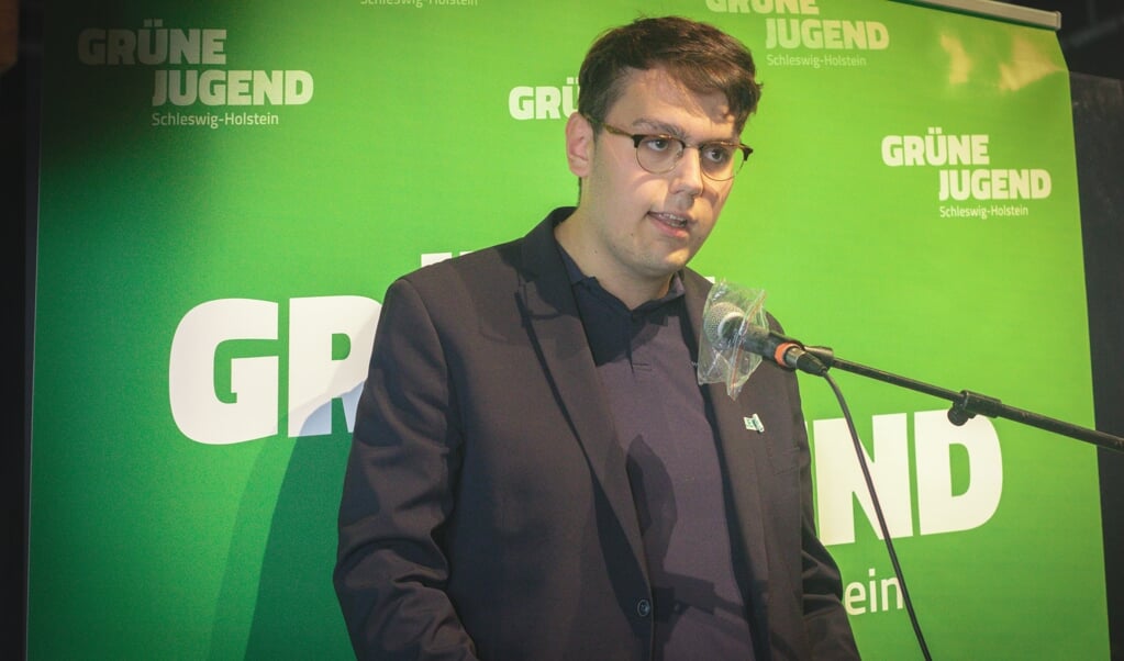 Leon Bossen, formand for Grøn Ungdom i Flensborg, går ind for kreativ løsning. (Grüne Jugend Schleswig-Holstein)