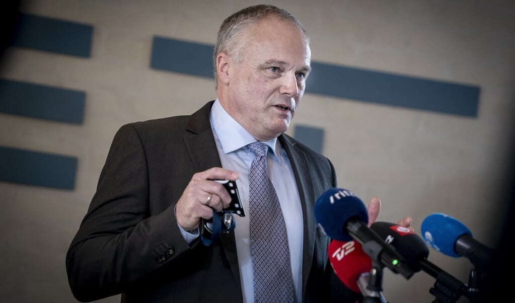 Den operative leder i PET, Flemming Drejer, oplyste befolkningen om terrorsagen i Danmark og Tyskland for et par uger siden. Den arresterede fra Tyskland er nu blevet løsladt. (Arkivfoto) (Liselotte Sabroe/Ritzau Scanpix)