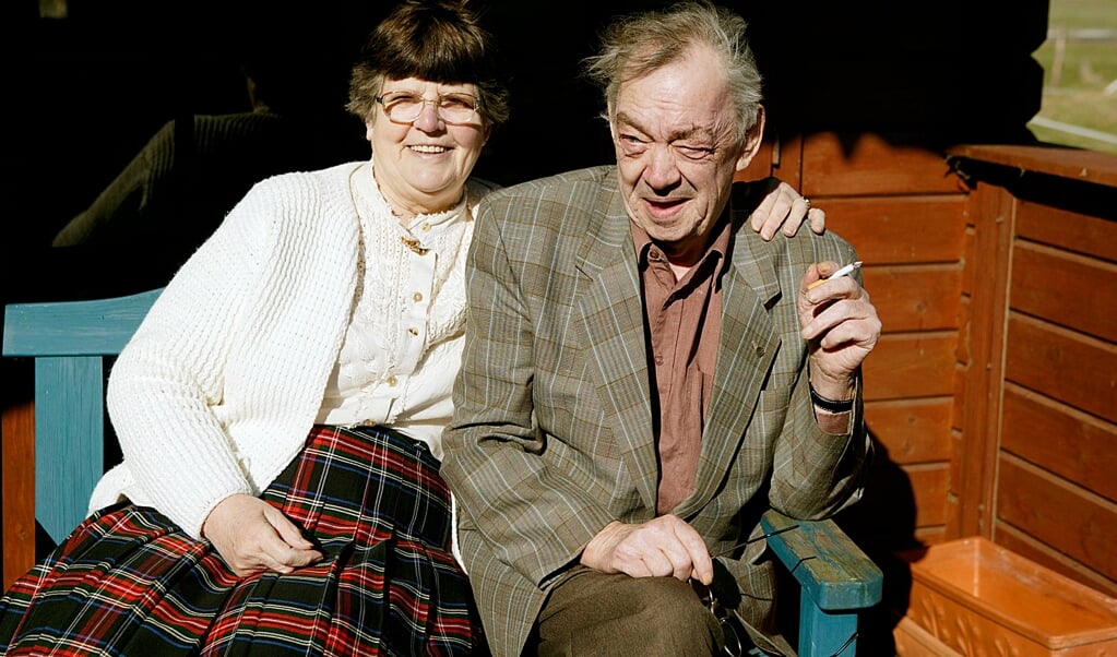 Arkivfoto fra et interview med Ingeborg og Jürgen Jürgensen til deres guldbryllup i 2005. (Lars Salomonsen)