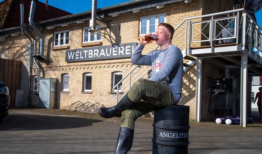 Hannes Frank var en af de yngste bryggeriejere, da han i 2017 overtog Weltbrauerei i Torsted. (Tim Riediger)
