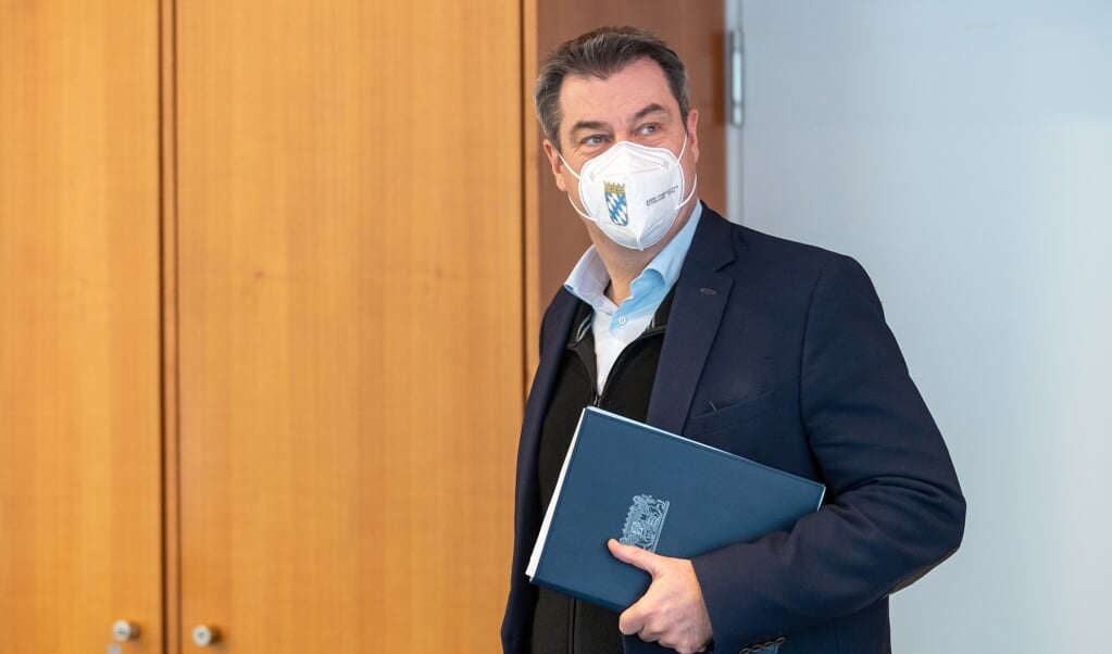 Marus Söder har ikke længere ambitioner om at blive tysk forbundskansler, meddelte han tirsdag. ( Peter Kneffel/dpa-Pool/dpa)