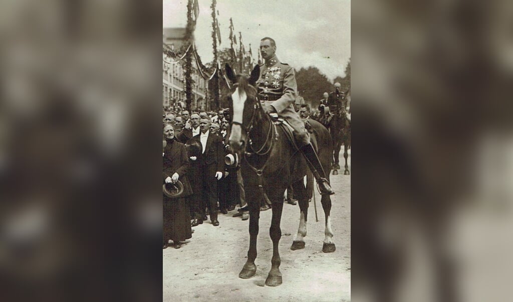 Christian den Tiende i Haderslev den 10. juli 1920. Billedet er fra arkivets egen samling. Arkivet kan i år fejre 75-års jubilæum. (Historie Haderslev)