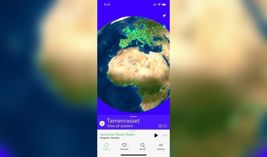 Lyt til verden. Den ligger derude og lyder lige akkurat så mangfoldig, som den skal! ( fra Radio Garden)