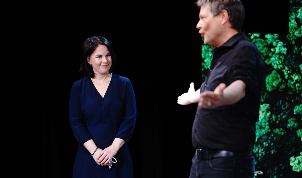 Annalena Baerbock og ikke Robert Habeck fra Flensborg er De Grønnes bud på en kommende, tysk kansler. (Kay Nietfeld/dpa)