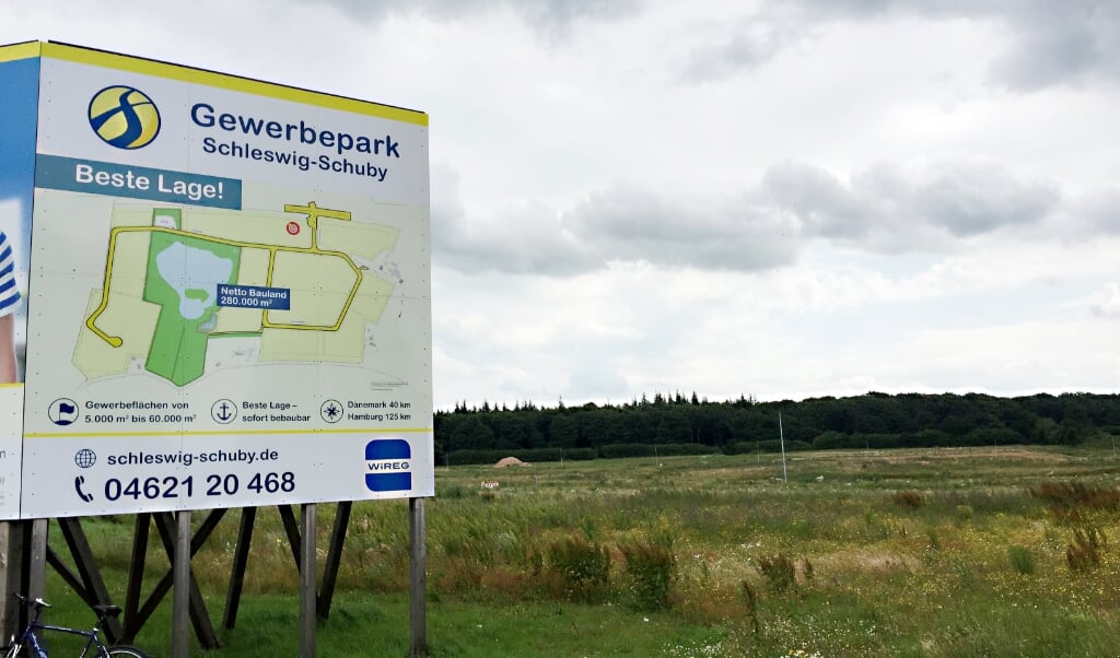 Im Gewerbegebiet sind mittlerweile 10,5 Hektar von insgesamt 28 Hektar verkauft. (Archivfoto: Volker Metzger)