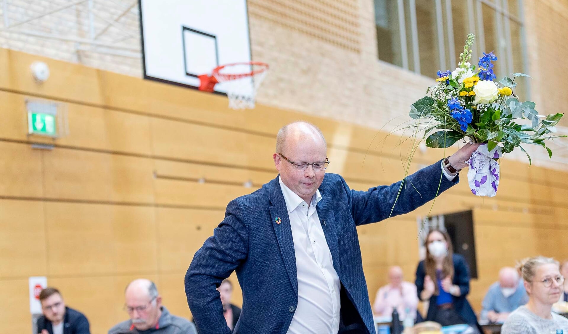 Stefan Seidler blev lørdag valgt som det dansk-frisiske mindretals spidskandidat til forbundsdagsvalget i september. Et historisk valg, da SSW ikke har været repræsenteret siden 1953. Arkivfoto: Lars Salomonsen
