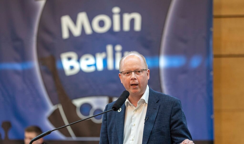 Stefan Seidler er kåret som SSWs spidskandidat til forbundsdagsvalget. Nu begynder den egentlige valgkamp. (Lars Salomonsen)