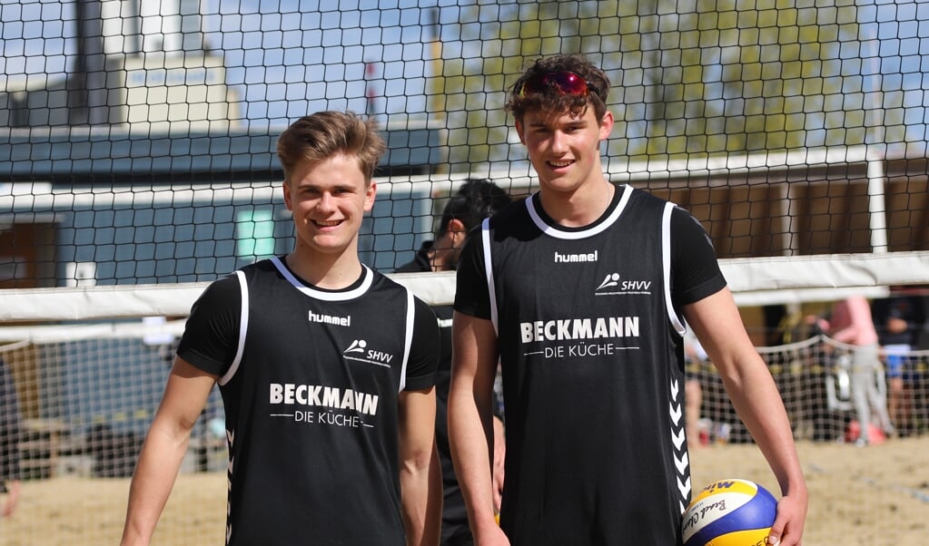 Bo Hansen (l.) und Hennes Nissen konnten im ersten Turnier des Jahres gleich ihren ersten Titel holen. ( Flensburg Seahawks)