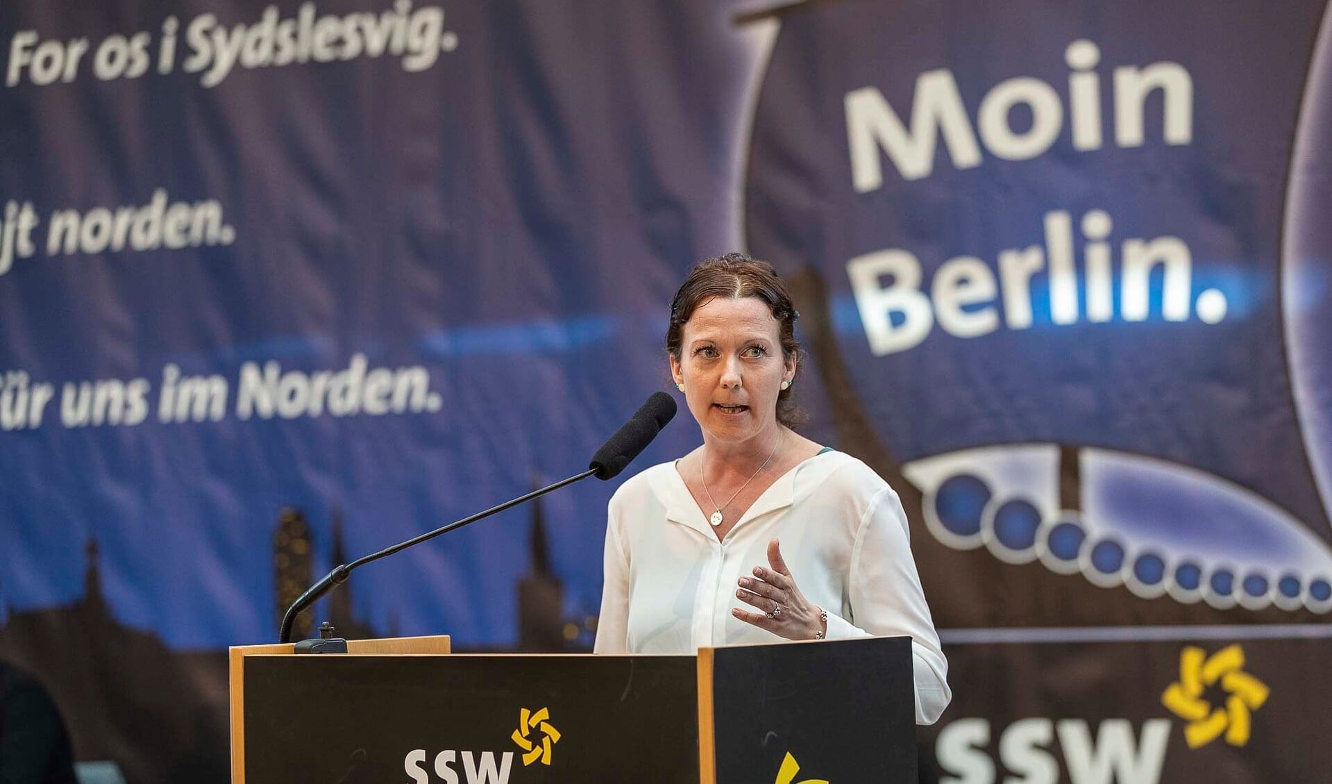 Bæredygtighed skal fremover være et gennemgående tema i SSWs politiske arbejde, sagde SSW næstformand Sybilla Nitsch på partiets landsmøde i weekenden. Foto: