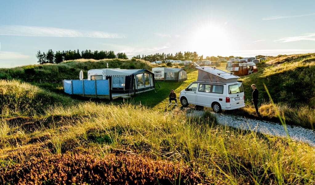 Outdoorferie, som fx campingferie, vil være et stor tema, som VisitDenmark lægger vægt på i 2022.   (Mette Johnsen)