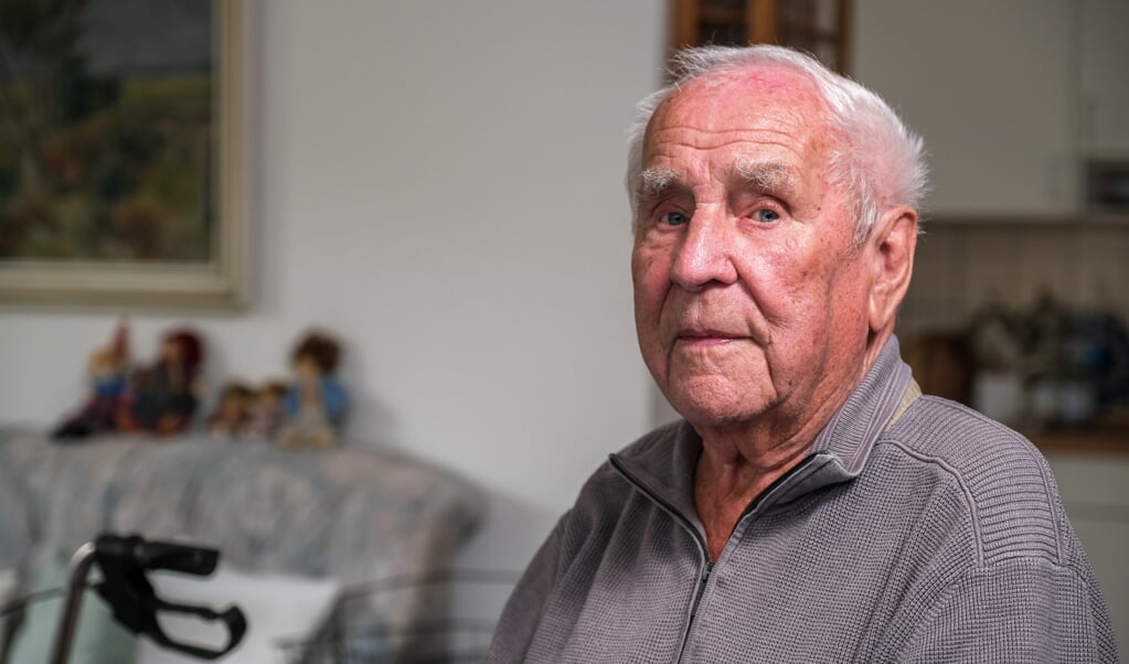 I 30 år var Willy Johannsen pedel på Duborg-Skolen, og selv om han gik på pension tilbage i 1992, er han på ingen måde glemt. (Sebastian Iwersen)