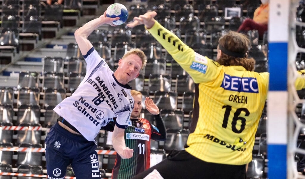 Magnus Jøndal machte ein gutes Spiel für die SG.  ( Sebastian Iwersen                                                                                                                                                                                                                                              )