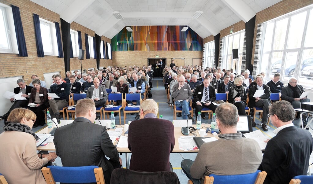 Der er med jævne mellemrum blevet afholdt Sydslesvigkonferencer i mange år. Her er et billede af forsamlingen i januar 2015. ( Martina Metzger)