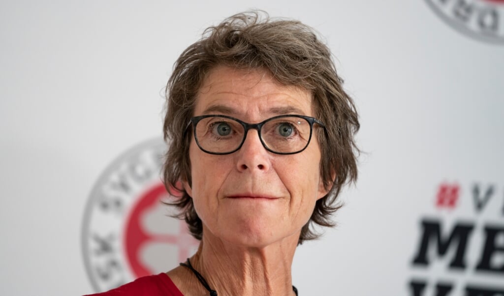 Dansk Sygeplejeråds formand, Grete Christensen, er overrasket over, at strejkende sygeplejersker ikke har fået mere opmærksomhed. ( Emil Helms/Ritzau Scanpix)