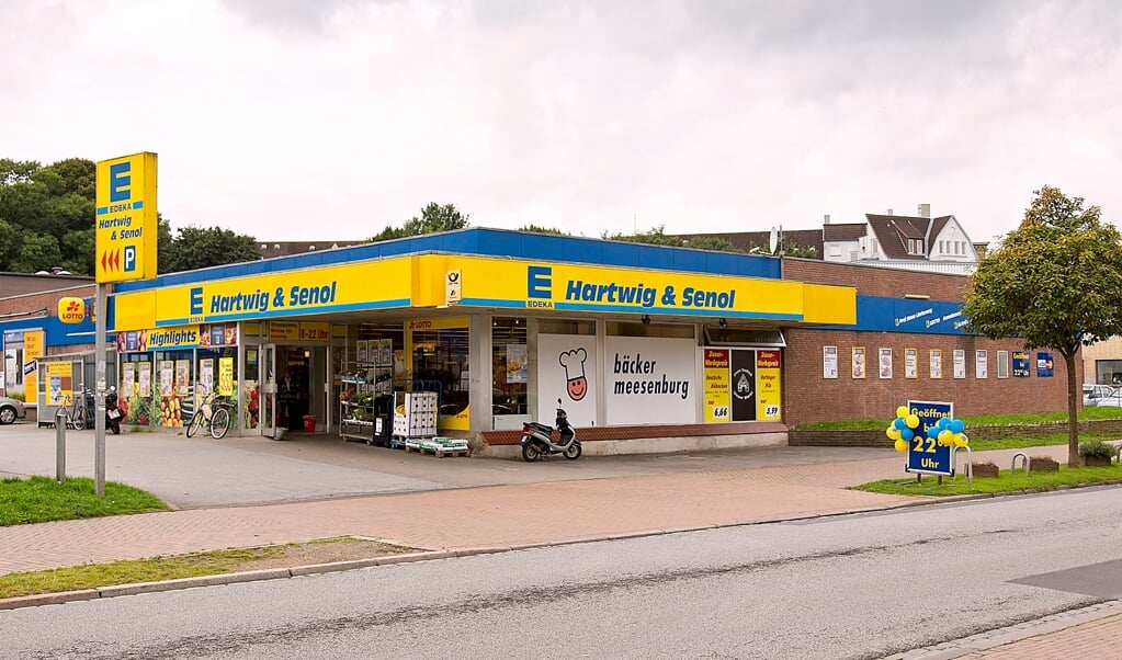 Det bliver i dette lukkede Eedeka-supermarked, at forestillingen »Wo wir Lebensmittel liebten« bliver vist. Billedet stammer fra tiden, før supermarkedet blev lukket. (Lars Salomonsen)