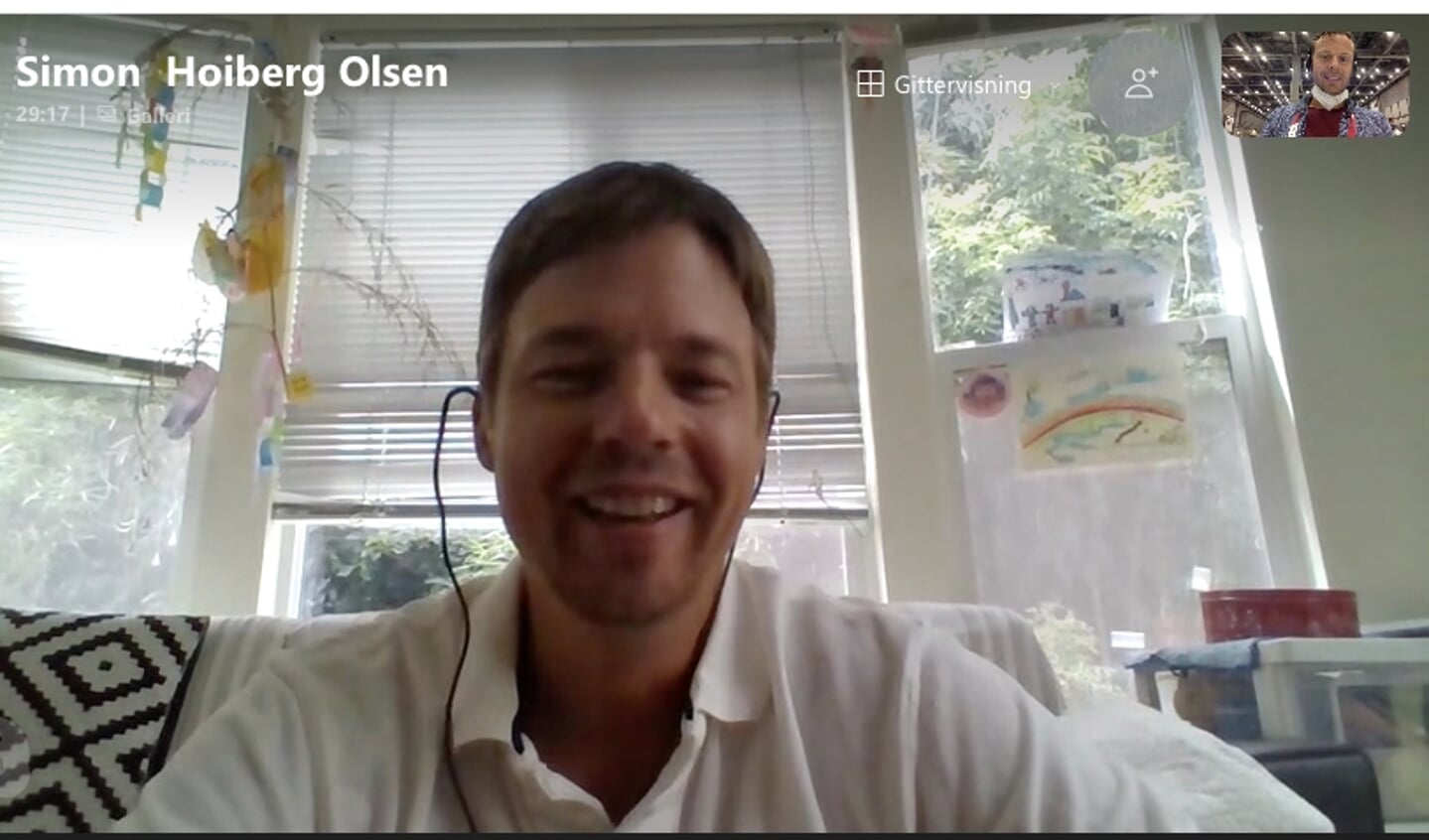 Vi fangede Simon Høiberg Olsen via Skype.
