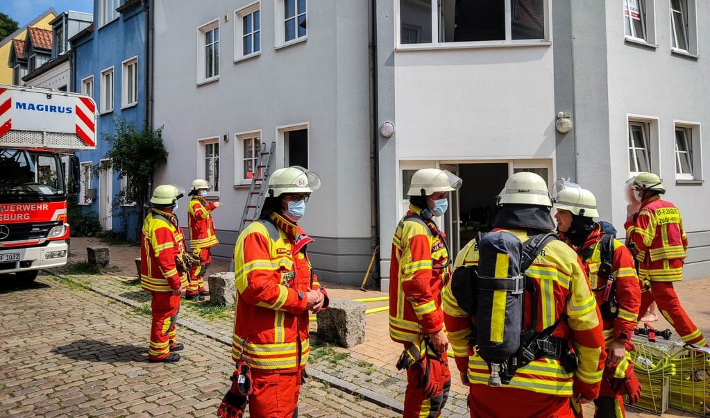 Ikke engang 48 timer forinden havde brandvæsenet måtte slukke en brand i køkkenet i selv samme lejlighed. (Heiko Thomsen)
