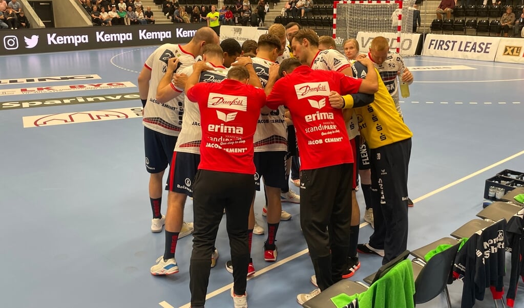 Die SG Flensburg-Handewitt zeigte eine geschlossene Mannschaftsleistung beim ersten Testspiel mit kompletter Mannschaft. ( Timo Fleth)