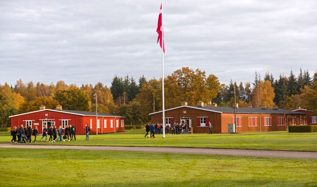 Bogen omhandler blandt andet Frøslevlejren, der i dag huser en efterskole. Arkivfoto.  (Lars Salomonsen/BorderPress.dk)