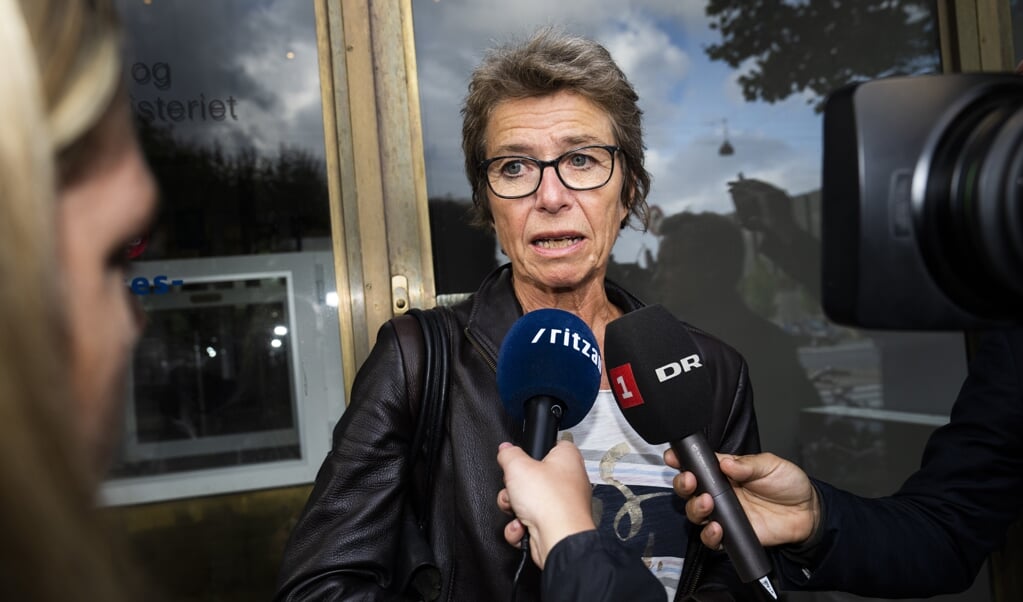 Grete Christensen, formand for Dansk Sygeplejeråd, var indkaldt til møde i Beskæftigelsesministeriet tidligere på ugen, inden regeringen meddelte, at den var klar med et lovindgreb i strejken. (Arkivfoto) (Martin Sylvest/Ritzau Scanpix)