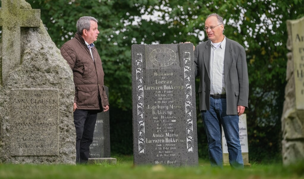 Nico Kjergaard (t.v.) og Arne Gerundt er spændt på, om der bliver stor interesse for arrangementet på lørdag. (Sven Geißler)