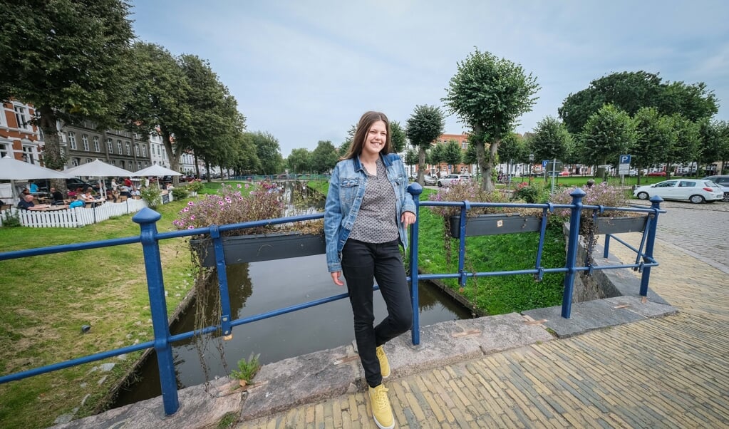 Lilli Marie Rachenpöhler i Frederiksstad, hvor hun er født og bor sammen med sin mor. (Sven Geissler)