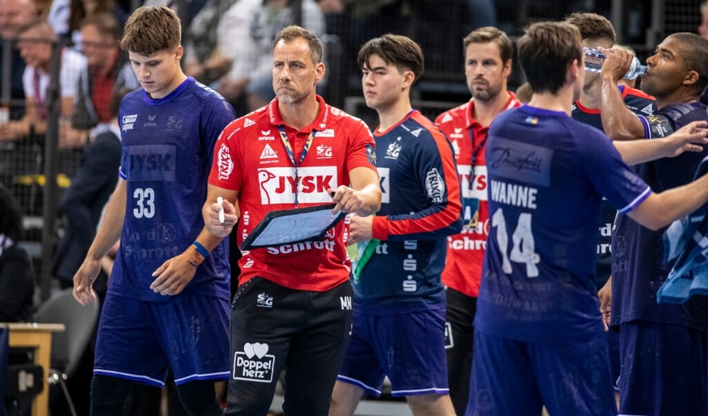 Trainer Maik Machulla und die SG Flensburg-Handewitt sind in Veszprem gefordert. Die Abwehr soll dabei endlich wieder besser stehen. ( Tim Riediger)