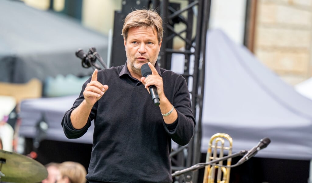 Robert Habeck ser ud til at blive den første grønne politiker i Slesvig-Holsten, der vil vinde et direkte mandat. (Malte Krudewig, dpa)