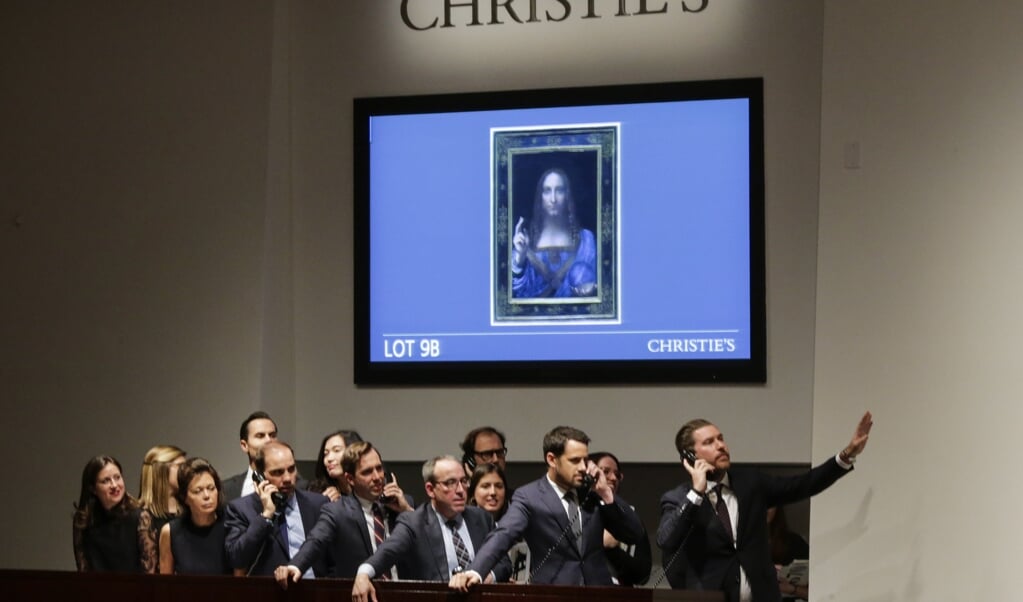 Kunstværket "Salvator Mundi" blev solgt for en enorm sum i 2017. (Arkivfoto: Eduardo Munoz Alvarez, Ritzau Scanpix)