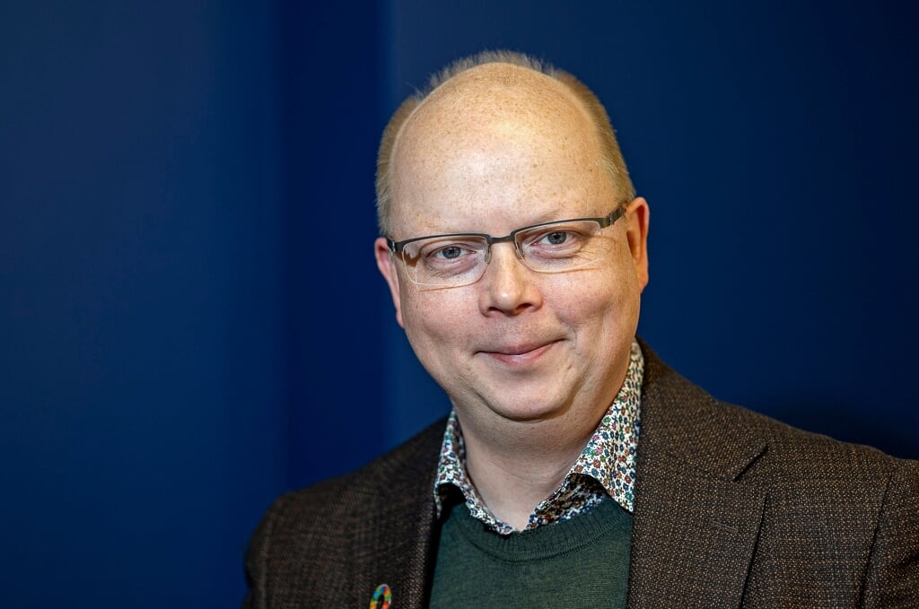 Stefan Seidler MdB (SSW) På sit nye kontor i Dansk Centralbibliotek efter de første 100 dage. (Lars Salomonsen)