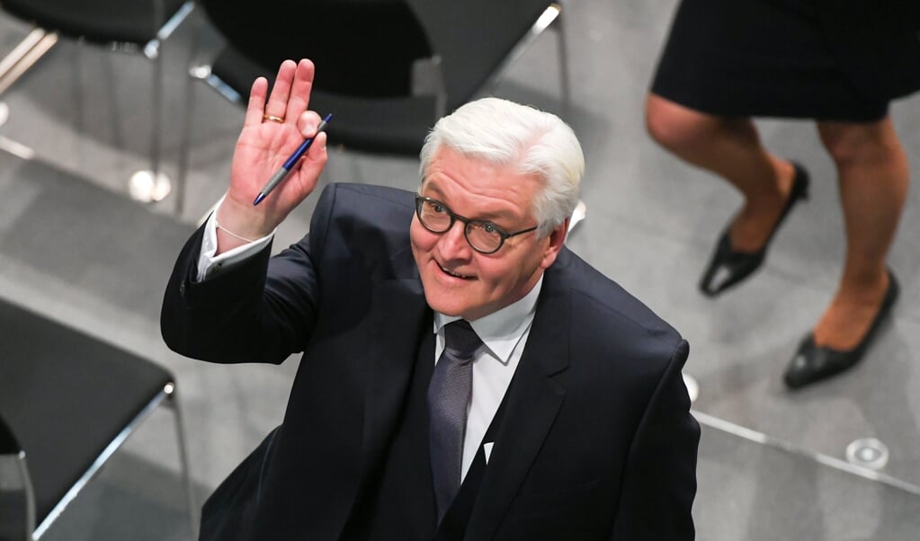 Steinmeier er nærmest sikker på at blive genvalgt.  ( picture alliance/Ralf Hirschberger/dpa )
