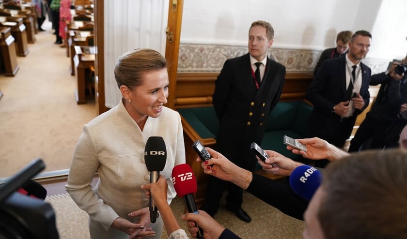 Danmarks statsminister Mette Frederiksen (S) skulle forholde sig til valgudskrivelse efter sin åbningstale.
