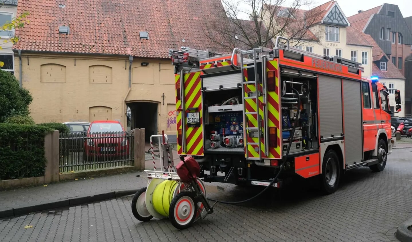 Takket være en hurtig indsats kunne brandfolkene forhindre større skader på den tomme bygning. Foto: