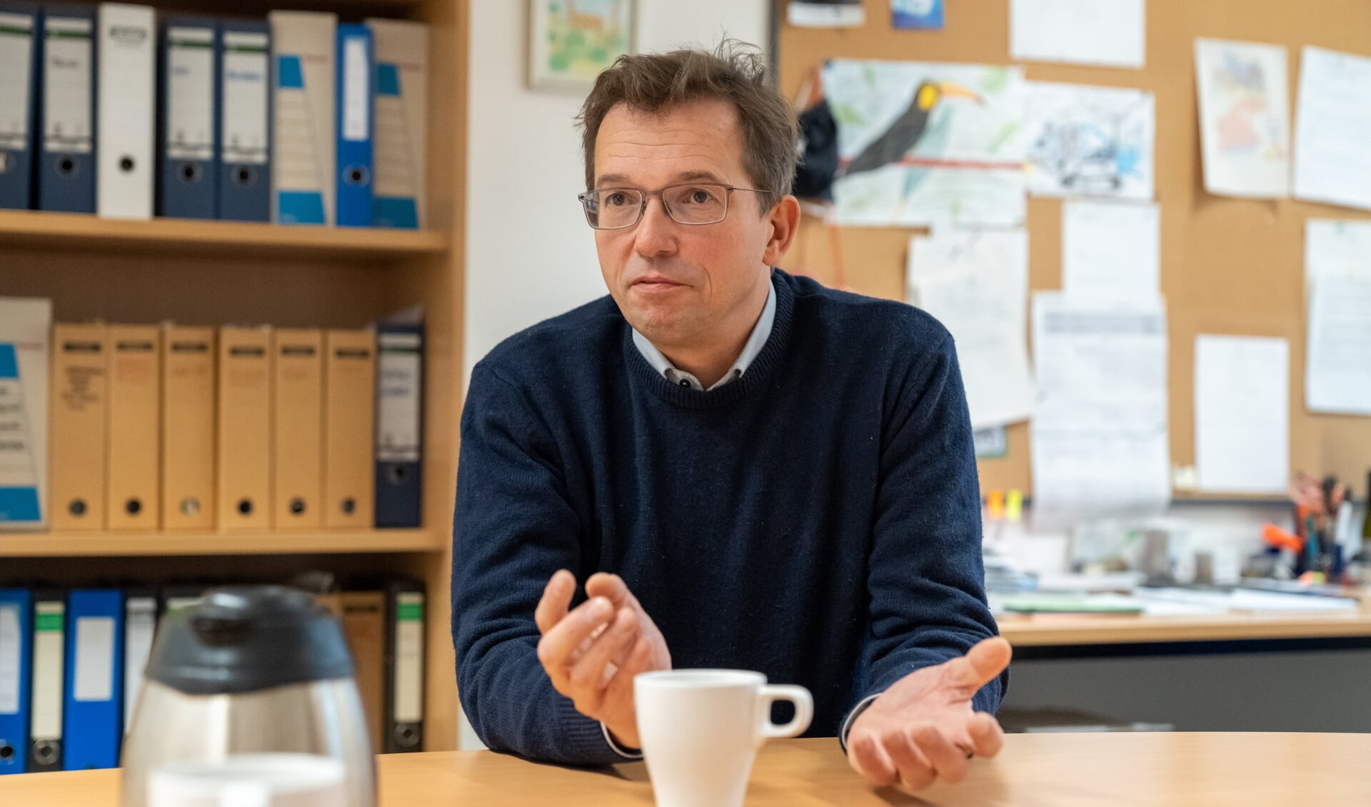 Professor Bernd Möller, leder af studiet energi- og miljømangement, mærker konkurrencen fra andre tyske universiteter. Markedsføring er modsat tidligere nu nødvendigt. Foto: 