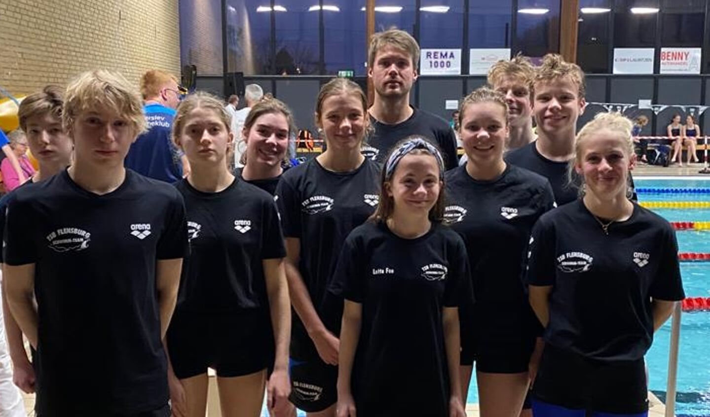 Das erfolgreiche TSB-Schwimmteam.