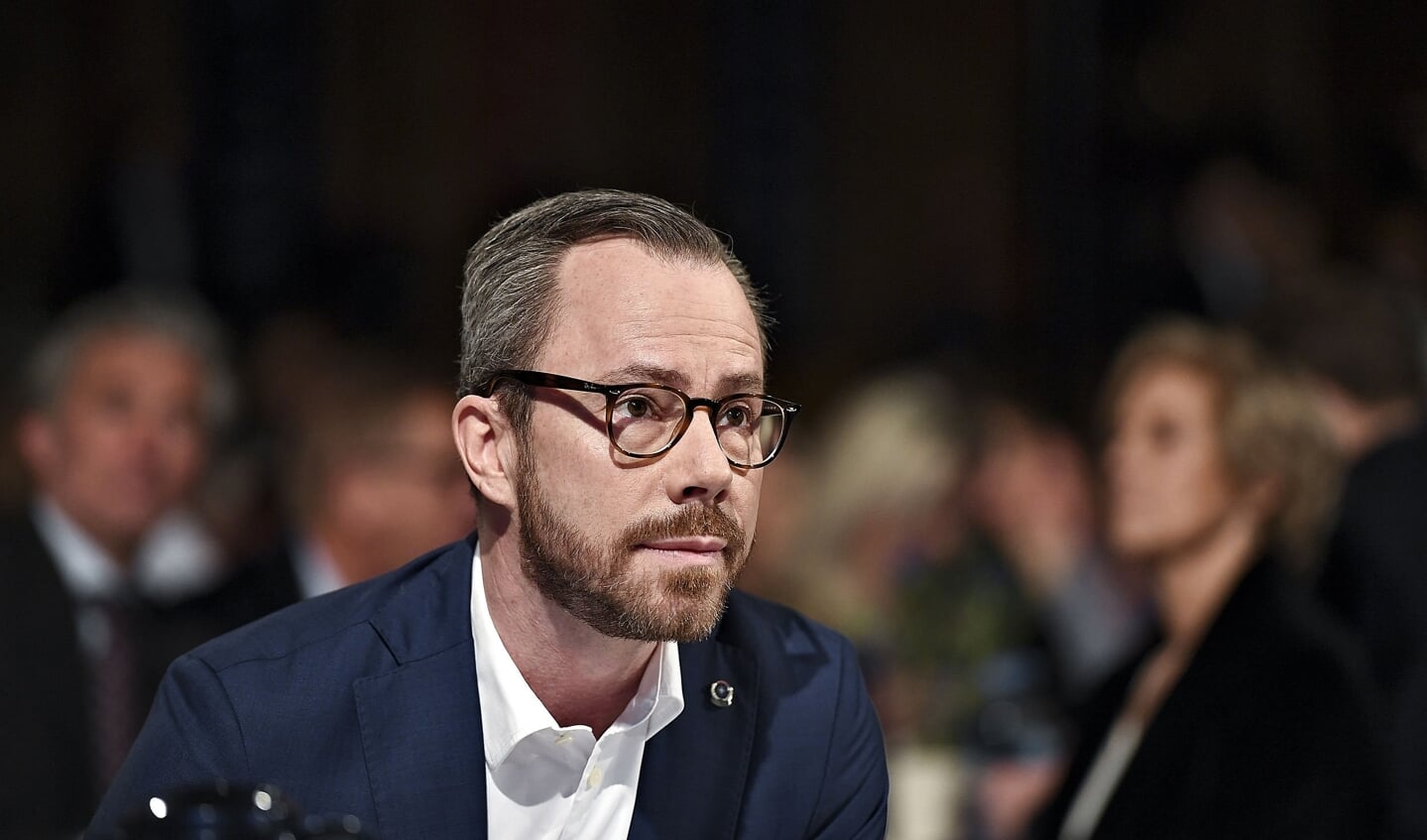 Jakop Ellemann, formand for Venstre, under partiets landsmøde Herning.