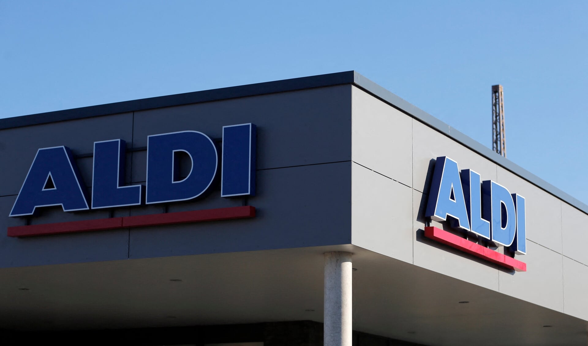 Aldis logo forsvinder helt fra gadebilledet i Danmark. Foto: 