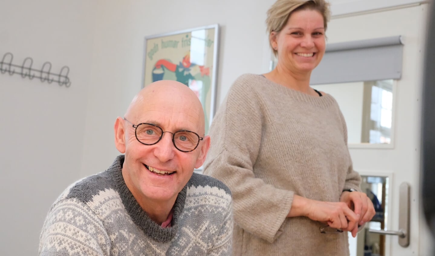 Henriette og Bjarne Ebbesen er forstanderpar på Gråsten Landbrugsskole. De glæder sig over et rekordstort antal elever. Foto: 