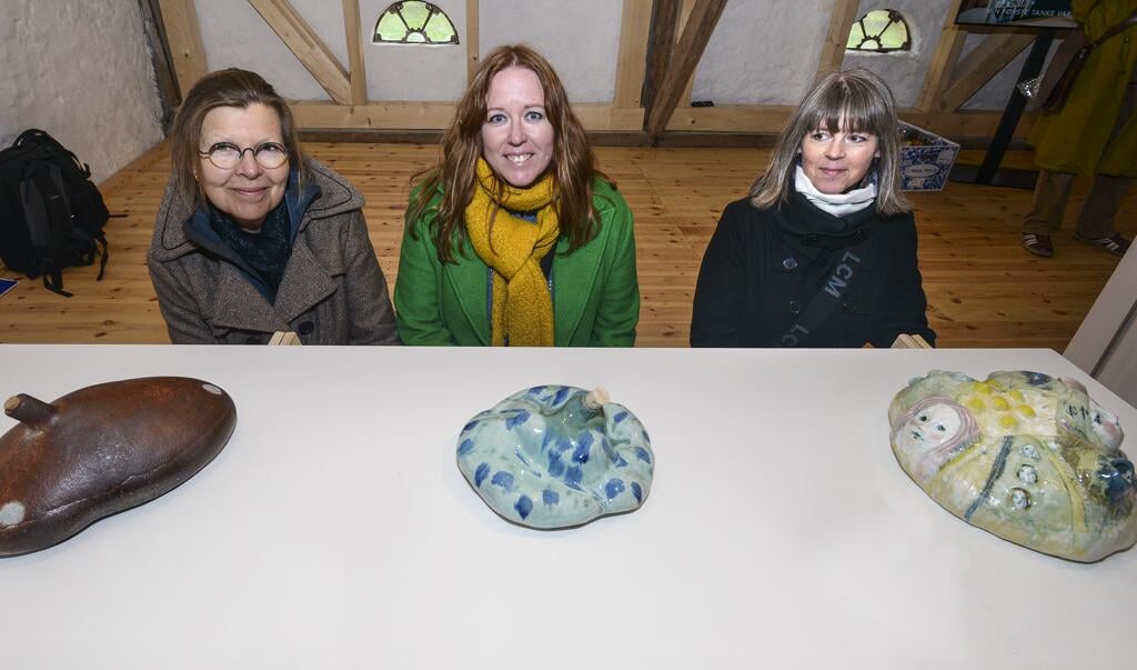 De tre fra den danske side: Susanne Lange, Jette Löwén og Mette Joensen (set fra venstre).   ( Hans Christian Davidsen)
