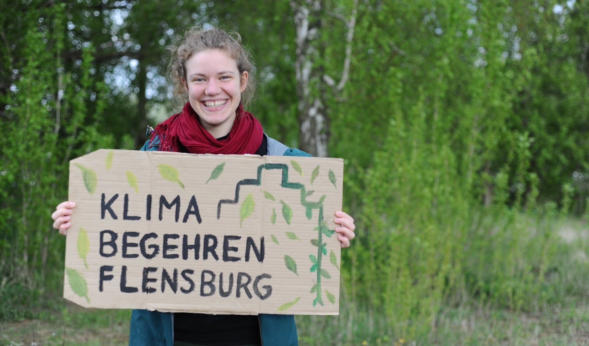 »Umso schneller die benötigten Unterschriften sammeln«: Clara Tempel vom Bündnis Klimabegehren mahnt zur Eile. Foto: