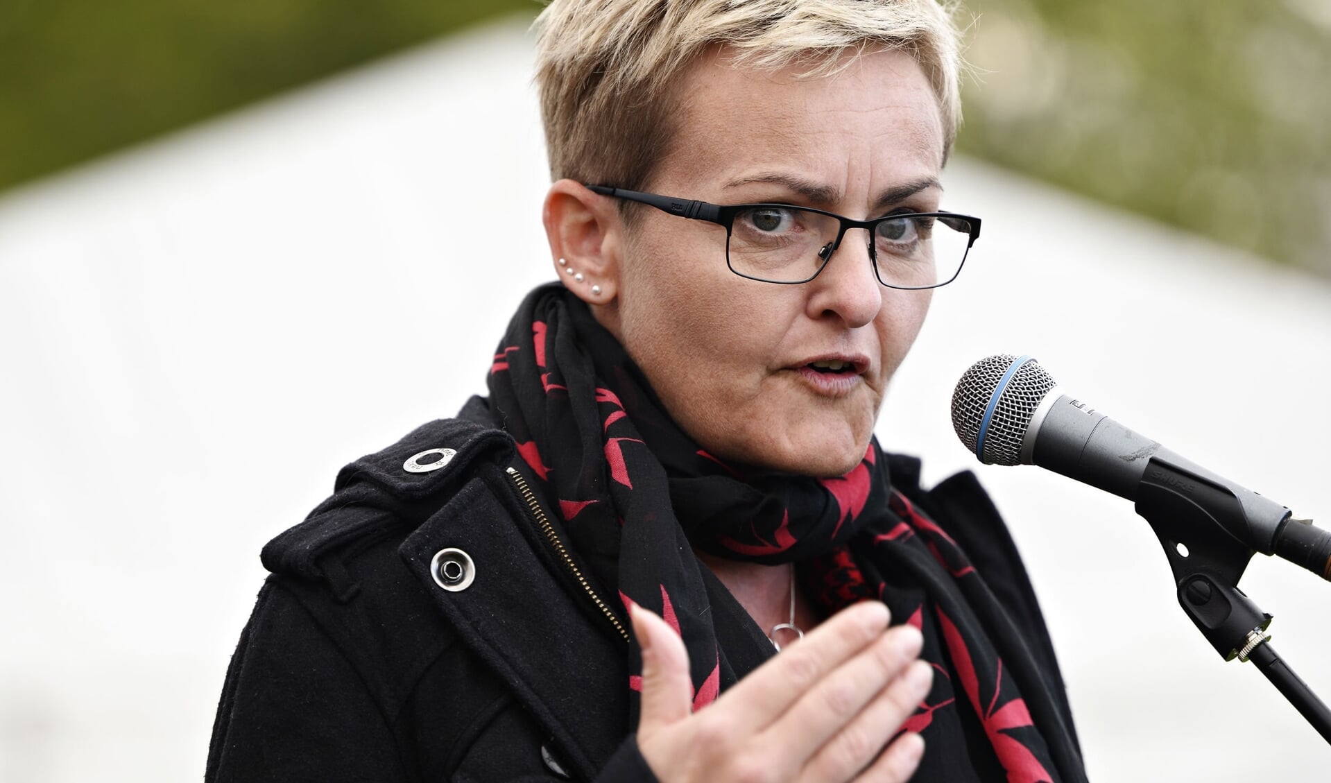 Danmarks børne- og undervisningsminister Pernille Rosenkrantz-Theil (S) fortæller, at transporttiden kommer til at veje langt tungere i modellen for fordeling af gymnasieelever, end den har gjort hidtil. (Arkivfoto).