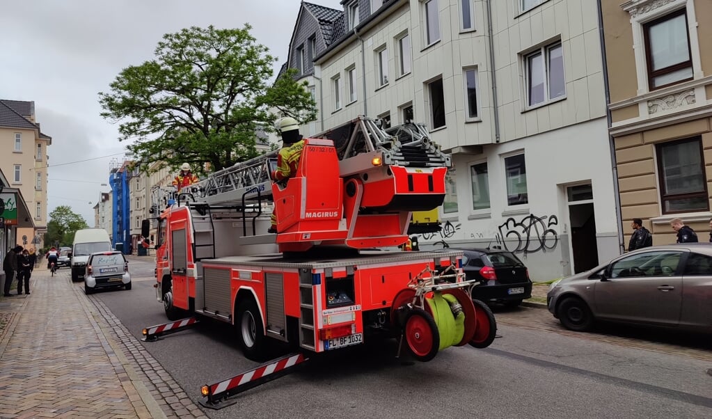 Ifølge brandvæsnet er den ramte lejlighed i Frisergade stadig beboelig.  ( Heiko Thomsen)