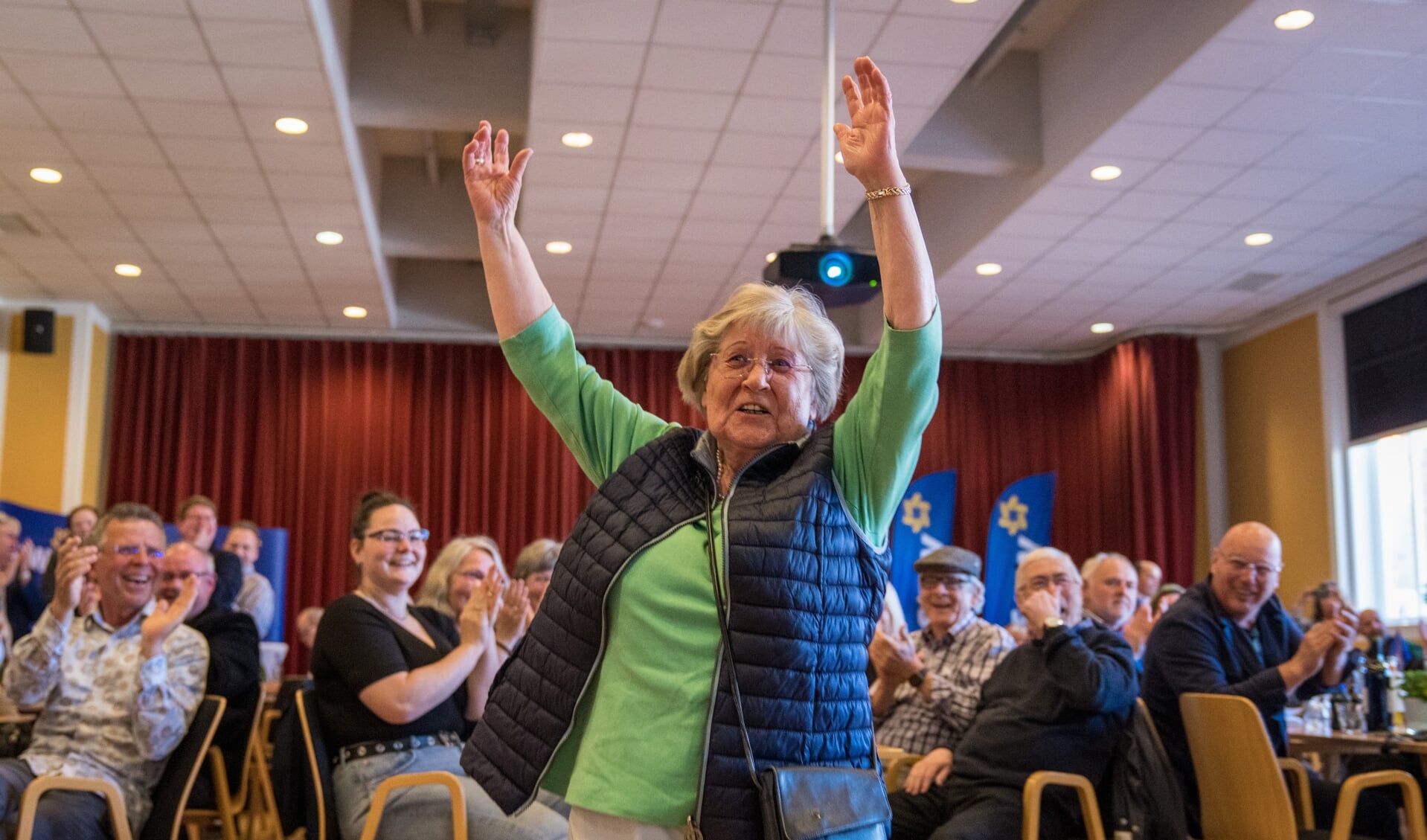 Wilma Nissen begyndte at danse gennem salen, da hun hørte prognoserne.