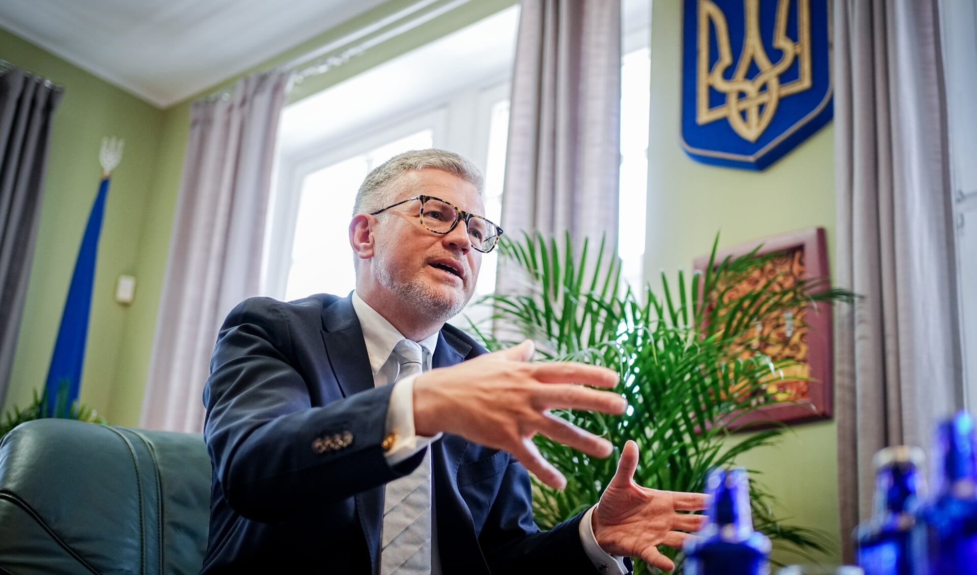 Ambassadør Andrij Melnyk påpeger, at Ukraine er ramt af den mest ødelæggende udryddelseskrig siden nazisternes invasion. Foto: 