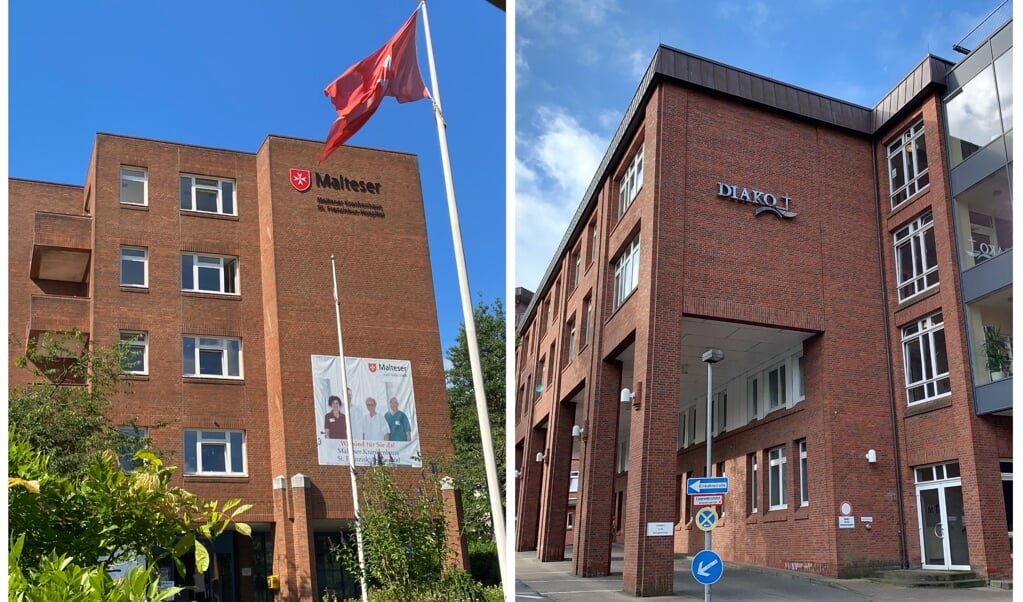 Was wird aus den Krankenhausgrundstücken? Die beiden Flächen sind ein viel diskutiertes Thema. (Diako)