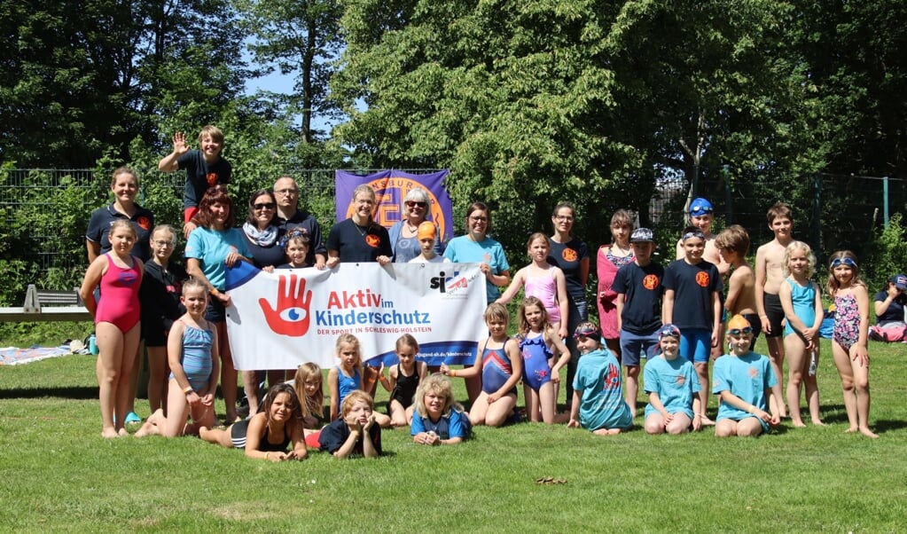 Der Flensburger Schwimmklub wurde für seine Arbeit im Kinderschutz ausgezeichnet.  ( Sportverband Flensburg)