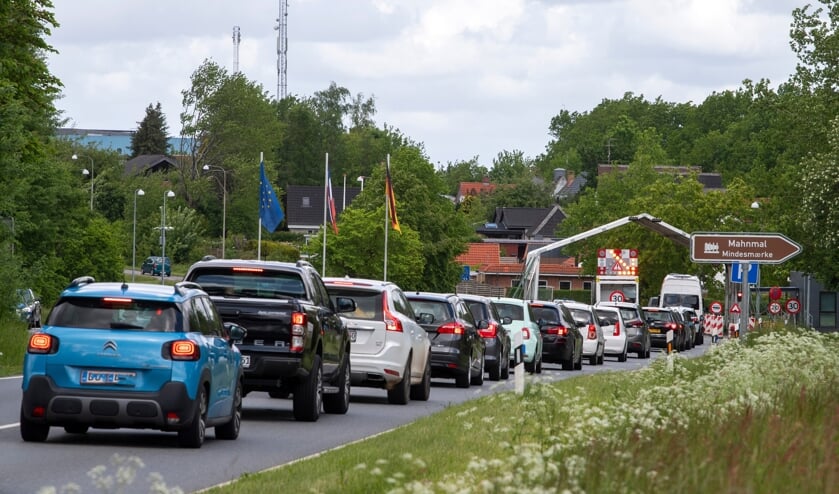 Jævnligt opstår der situationer som denne ved den danske indrejsekontrol. Arkivfoto: