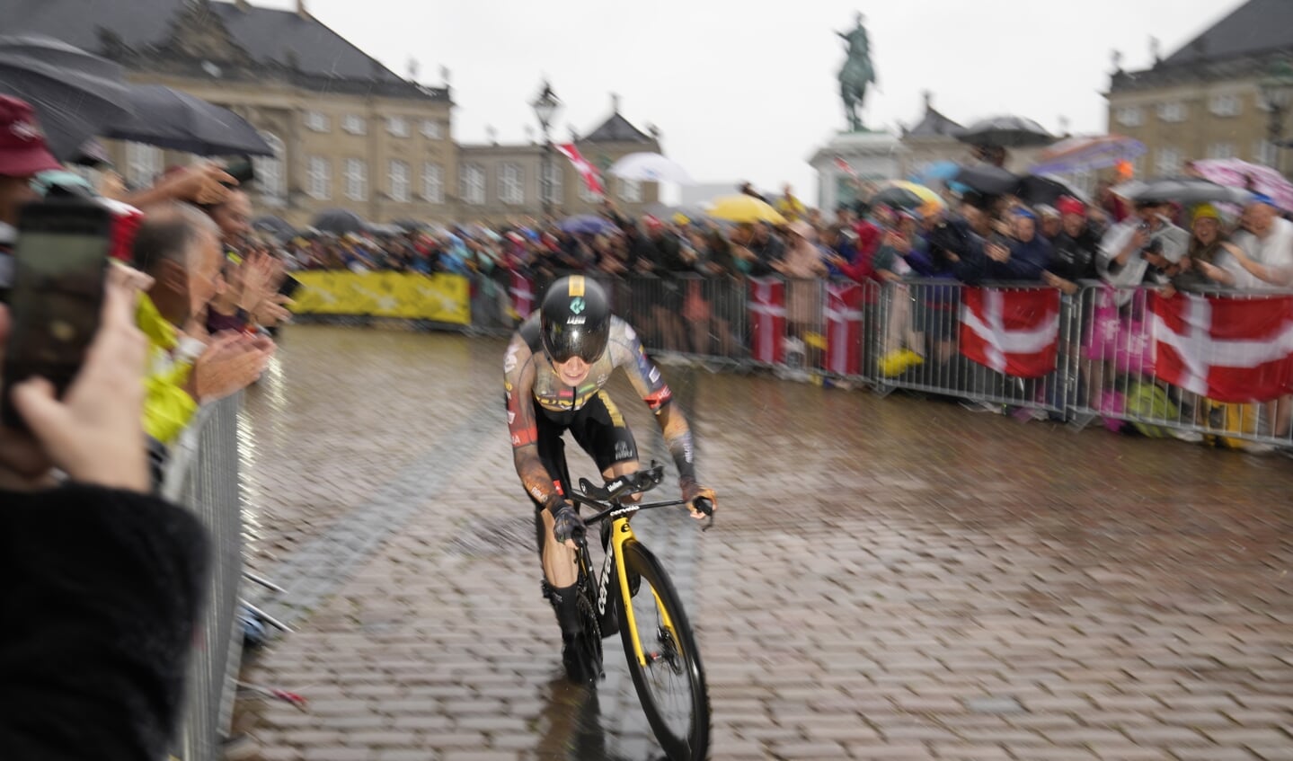 Jonas Vingegaard kørte en rigtig god enkeltstart til optakten af Tour de France igennem Københavns gader.