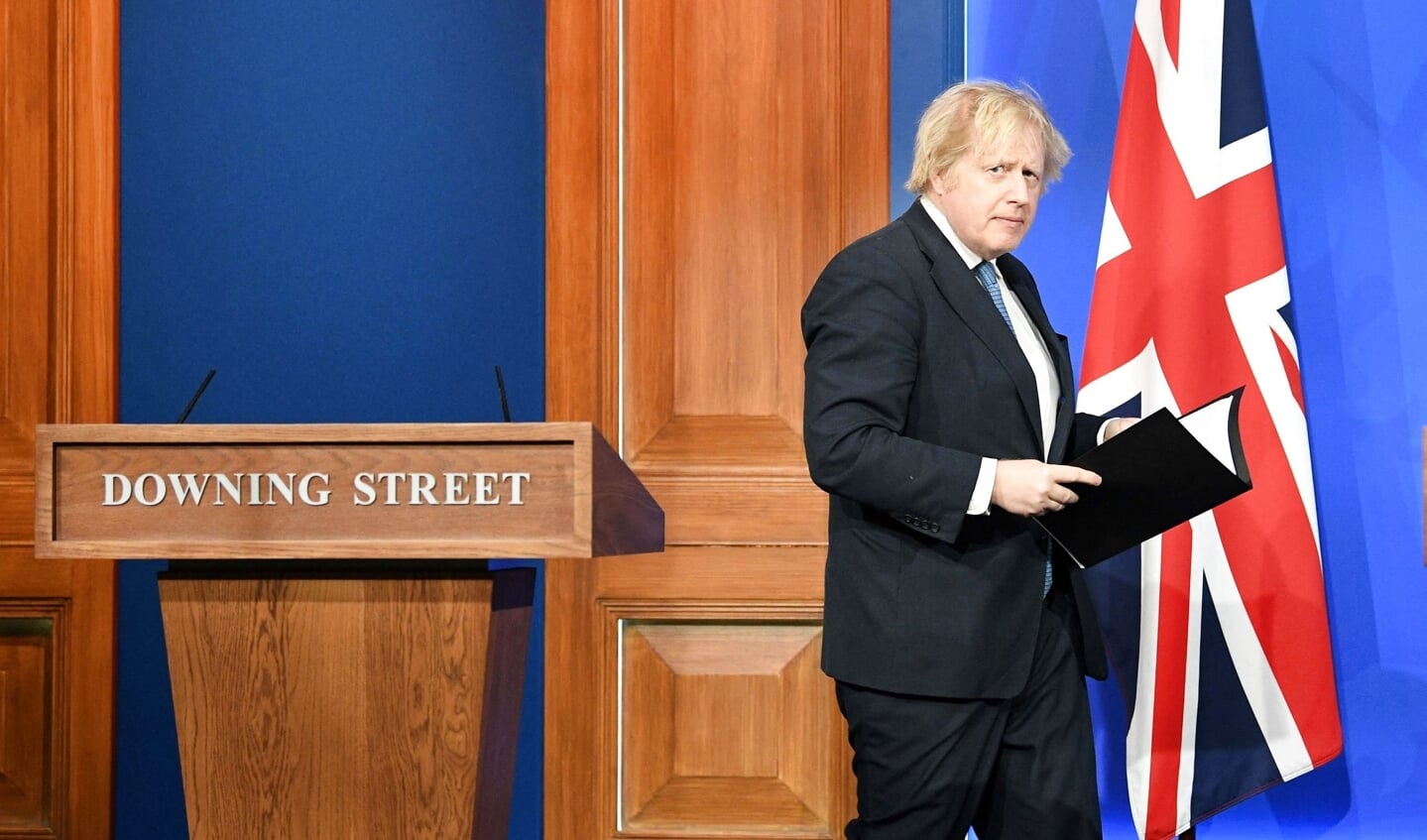 Boris Johnson ventes torsdag at trække sig som formand for Det Konservative Parti med øjeblikkelig virkning. Men han vil blive som premierminister nogle måneder endnu. Det er formentlig derfor, at han har udpeget en ny regering. (Arkivfoto).