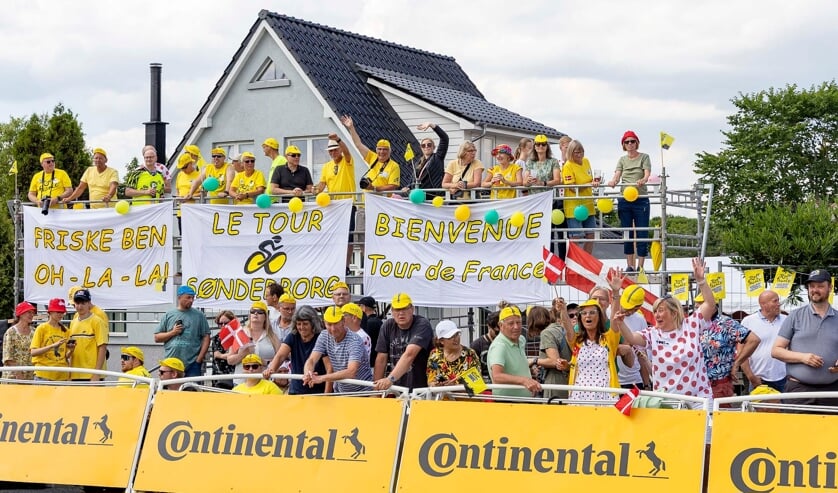 Tour de France i Sønderborg. Ved målstregen.